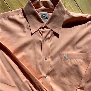 Cinch Men's Coral Button Down Shirt